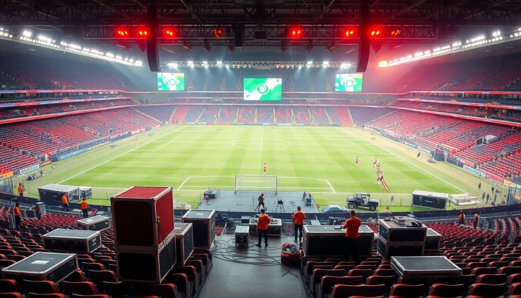 Как создаются впечатляющие перформансы на выездных матчах: история и технологии - иллюстрация