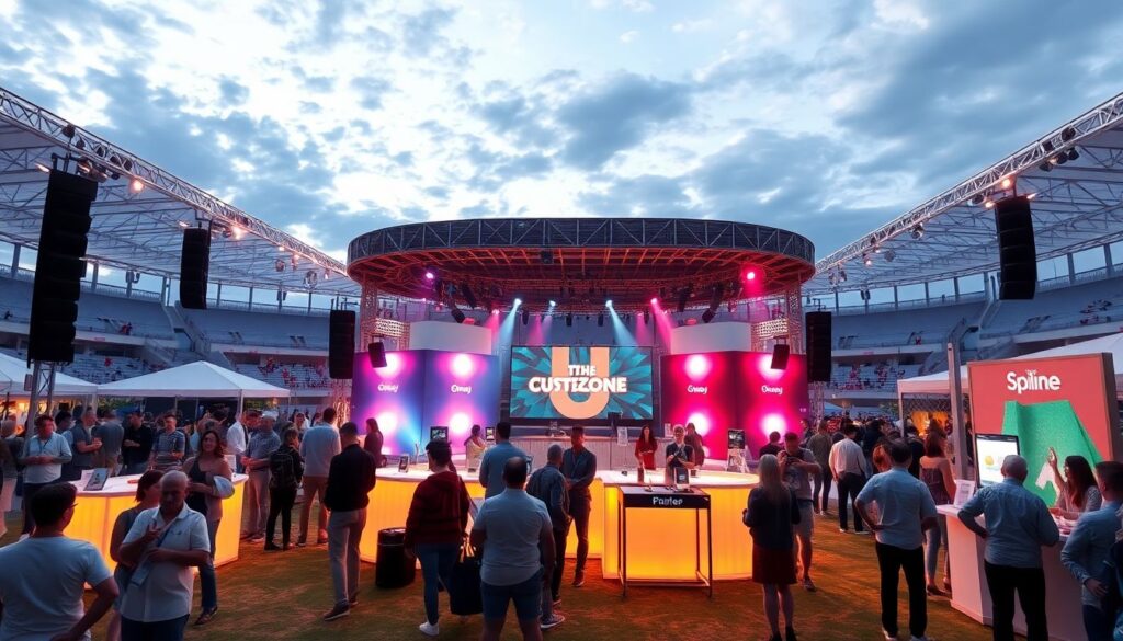 Как организовать фотозону на выездной арене - иллюстрация