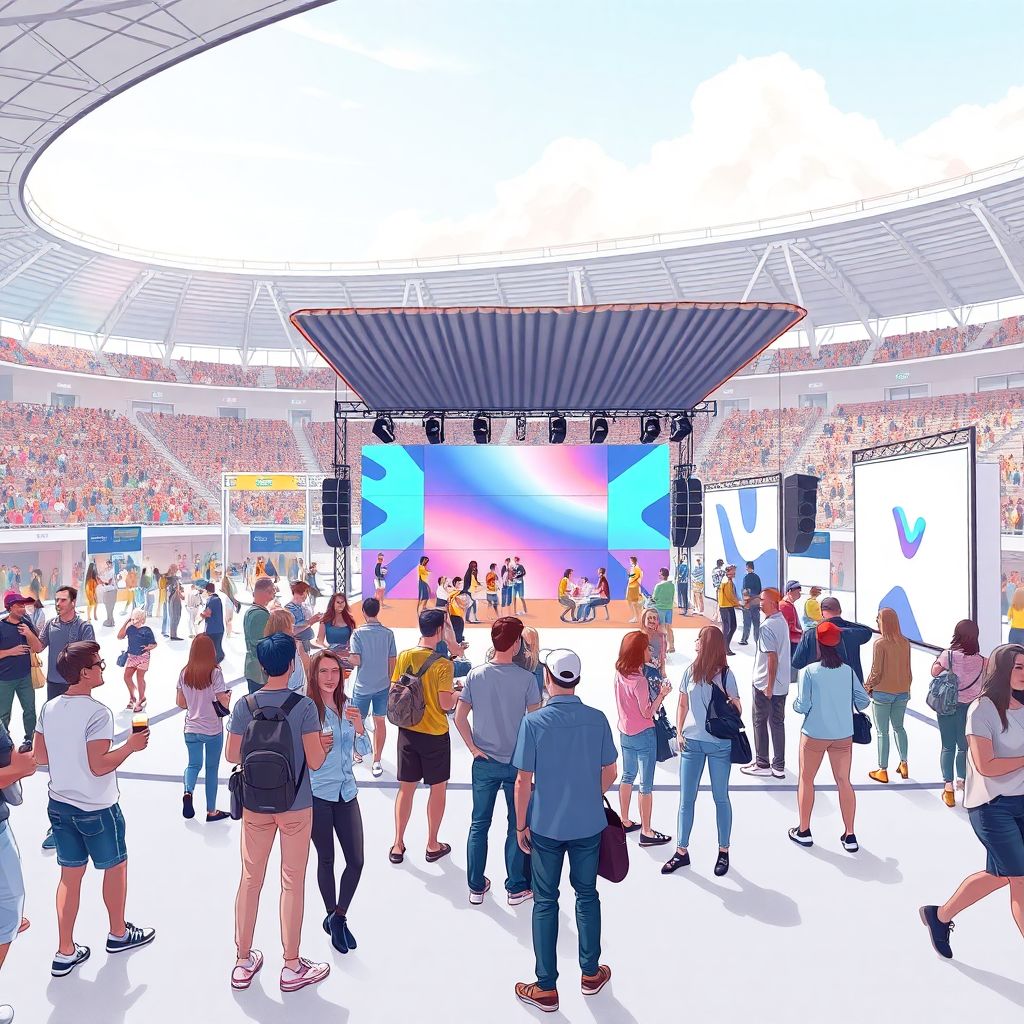 Как организовать фотозону на выездной арене: идеи оформления и советы