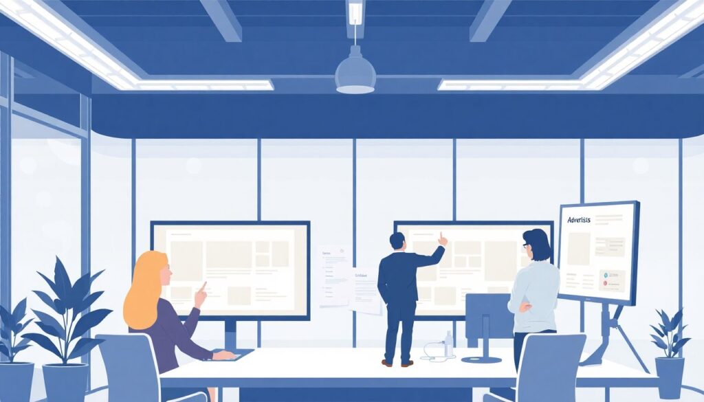 Безопасность участия в перформансах и баннерах - иллюстрация