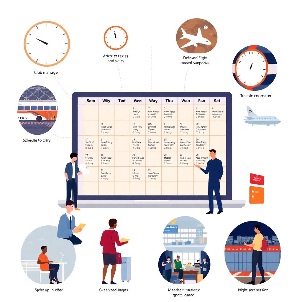 Календарь выездных матчей и подготовка к ним: советы спортсменам