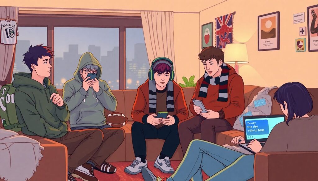 Повседневная жизнь болельщиков: ритуалы перед выездами - иллюстрация