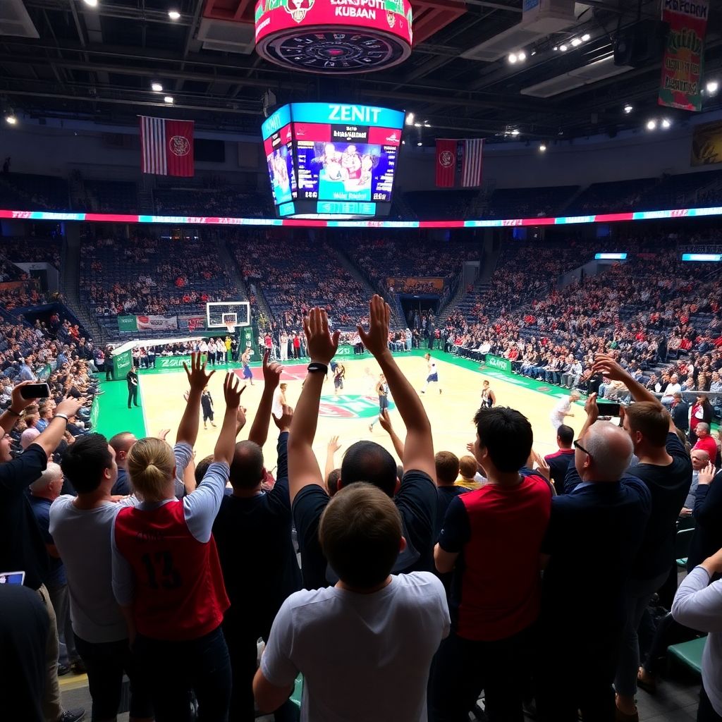 Локомотив-Кубань обыграл Зенит в гостевом матче Единой лиги ВТБ 81:72